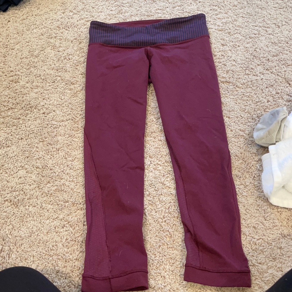Lulu cropped mid rise leggings